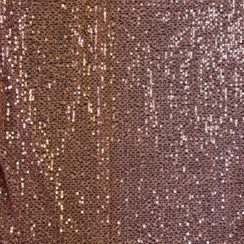 MIYIEONE Sequin Mini Dress L Pink V-Neck Short Sleeve Sparkly Party T-Shirt New - Picture 5 of 9